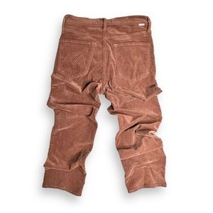 Anthropolgie x MOTHER The Tomcat High-Rise Straight Corduroy Jeans Hopscotch